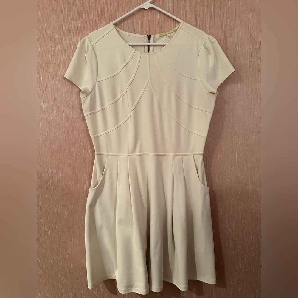 Cream White Dress
